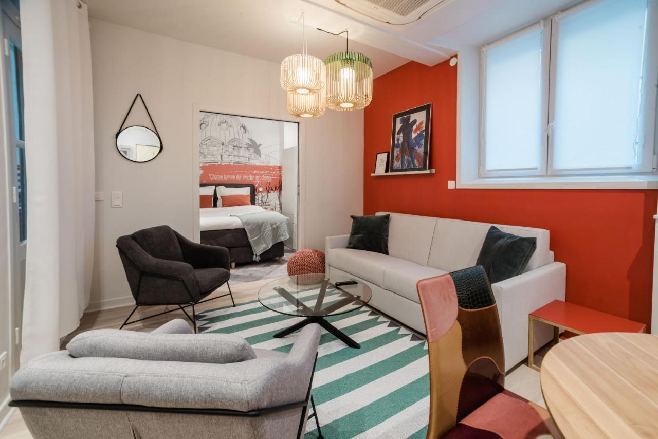 Suite Sartre : Au Coeur De La Rive Gauche, Neuf, Design, 2/4 Personnes ปารีส ภายนอก รูปภาพ